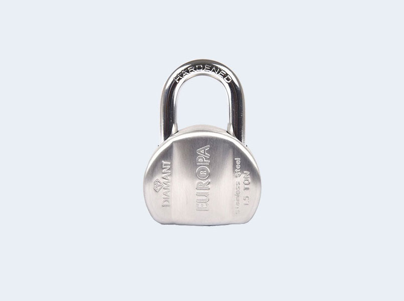 EUROPA L358SS 11PIN DIAMONT PAD LOCK EUROPA L358SS 11PIN DIAMONT PAD LOCK